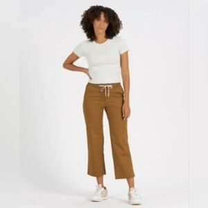 Vuori Caramel/Brown/ Tan Vintage Ripstop Ankle Pants Size M